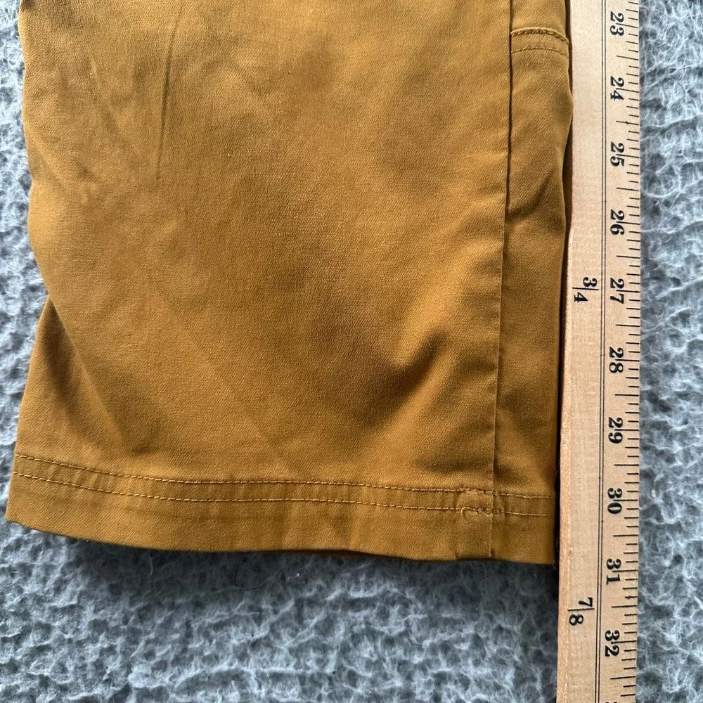 Prana Convertible Cargo Pants Mens 30x32 Mustard Zip Off Lightweight Nylon - Picture 10 of 15
